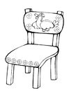 Coloriage petite chaise