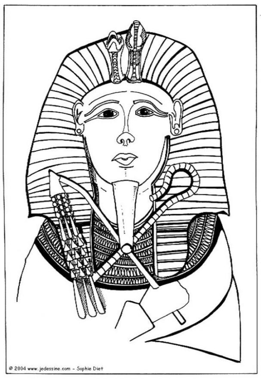 Coloriage pharaon