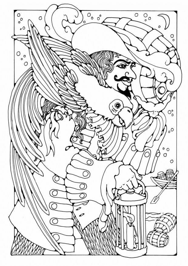 Coloriage Pirate - Coloriages Gratuits à Imprimer - Dessin 19581