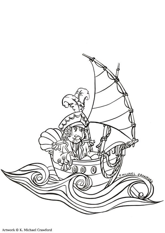 Coloriage pirate  Coloriages Gratuits à Imprimer  Dessin 7348