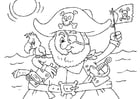 Coloriages pirate