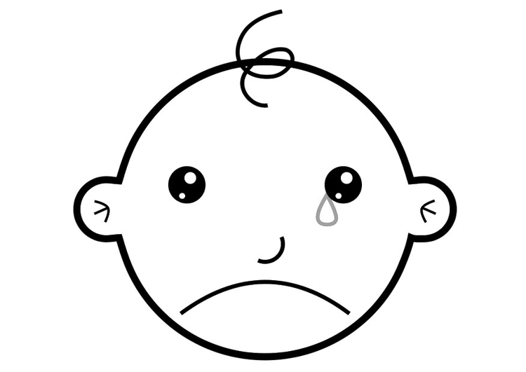 Coloriage pleurer - Coloriages Gratuits à Imprimer - Dessin 19266