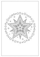 Coloriage poinsettia