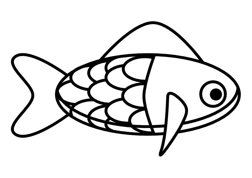 Coloriage poisson