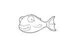 Coloriage poisson