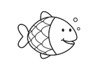 coloriage Poisson