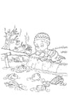 Coloriages pollution des eaux