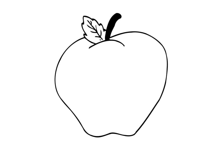 Coloriage pomme