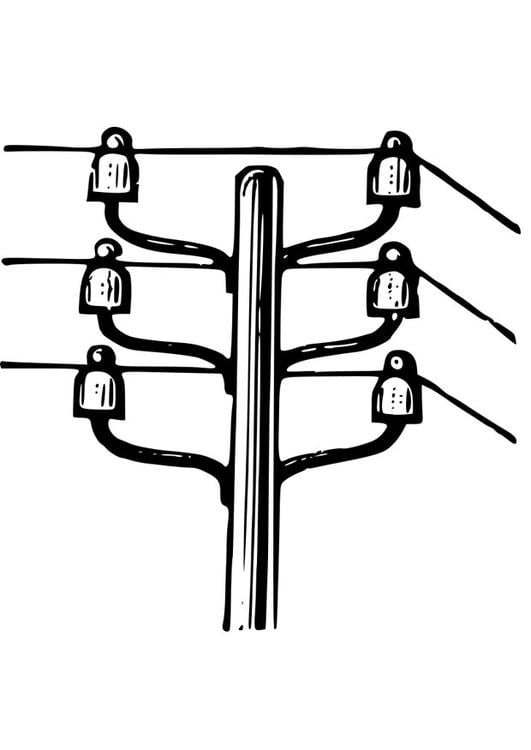 poteau Ã©lectrique