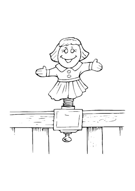 poupée à colorier