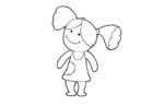 coloriage poupée