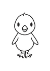 coloriage Poussin