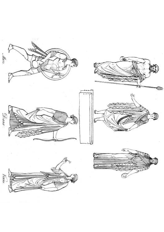 prÃªtres grecs et dieux