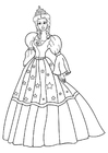 princesse avec robe