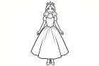 princesse avec une petite couronne