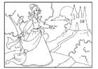 Coloriage princesse