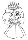 Coloriage Princesse