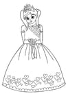 Coloriage Princesse