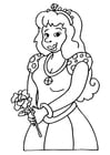 Coloriage princesse