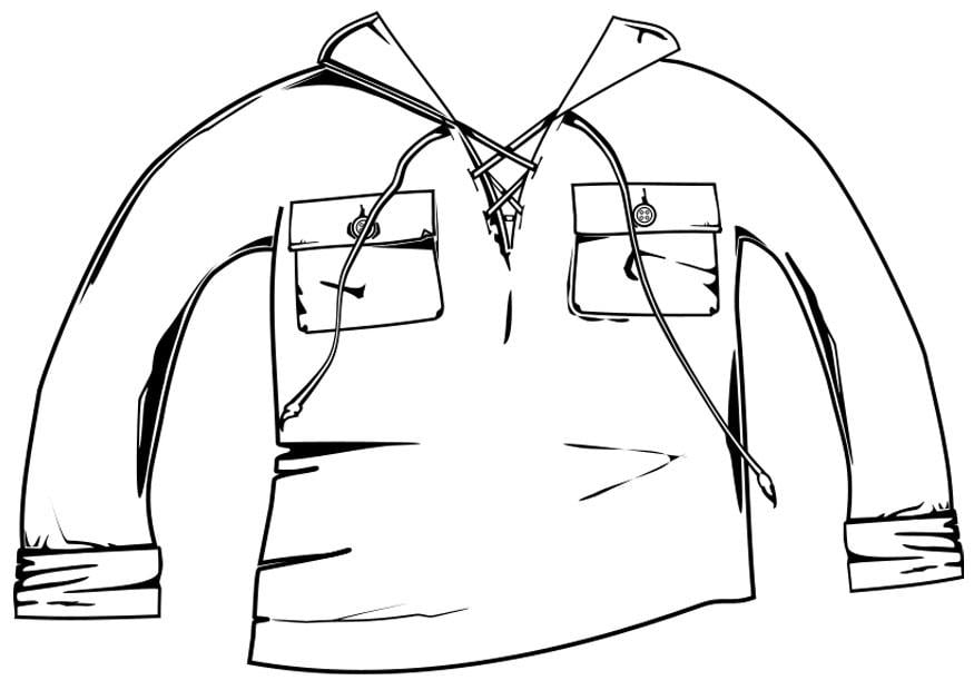 Coloriage pull-over