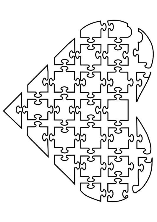 puzzle de coeur