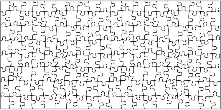 Coloriage puzzle