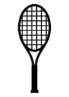 Coloriages raquette de tennis 