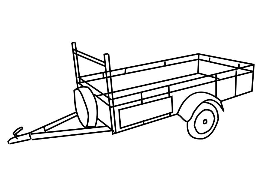 Coloriage remorque  Coloriages Gratuits à Imprimer  Dessin 29176