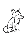 coloriage Renard