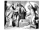 coloriage résurrection de Jésus