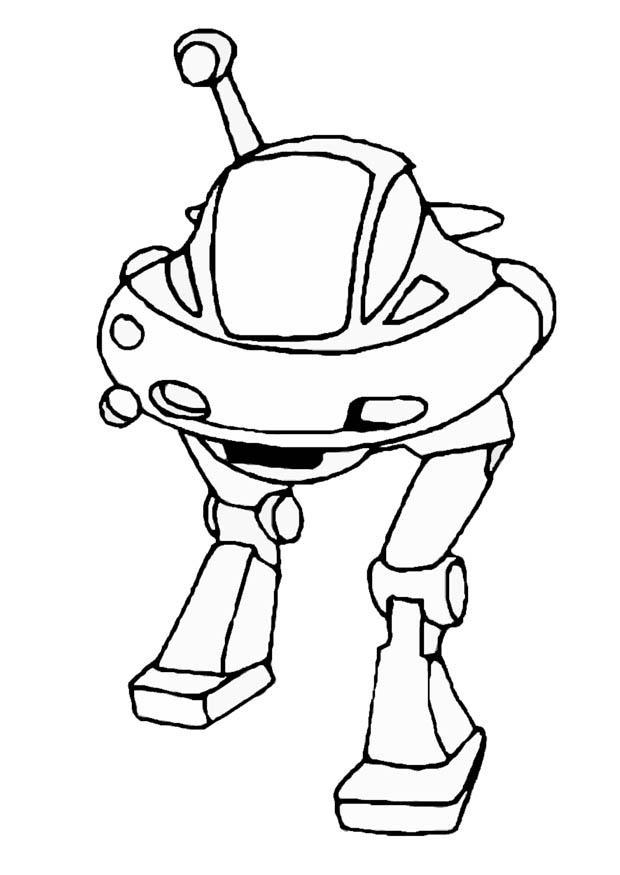 Coloriages robot  Coloriage robot, Coloriage, Dessin a colorier