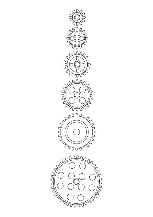 Coloriage roues
