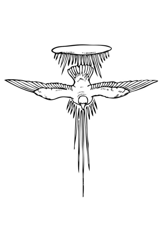 Coloriage Saint-Esprit
