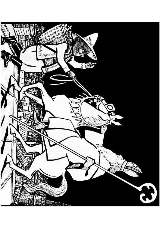 Coloriage SaintNicolas et le Père Fouettard  Coloriages Gratuits à