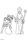 Saint Nicolas et père fouettard