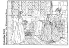 Coloriage salle de rÃ©ception 