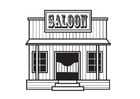 Coloriage saloon