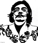 Coloriages Salvador Dalí