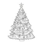 sapin de Noël décoré