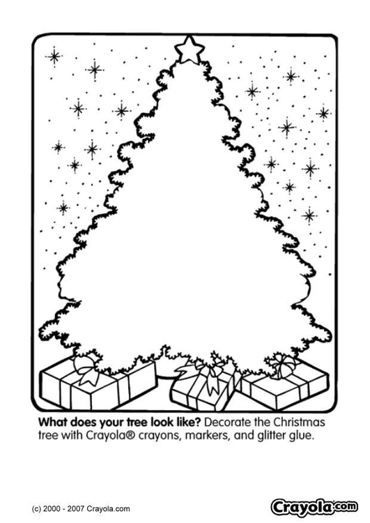 Coloriage sapin de NoÃ«l