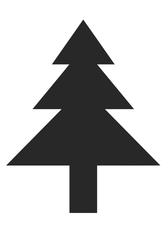 Coloriage sapin