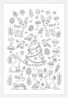 scène de Noël