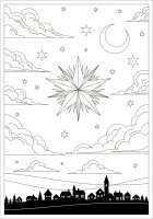 Scène nocturne avec Noël