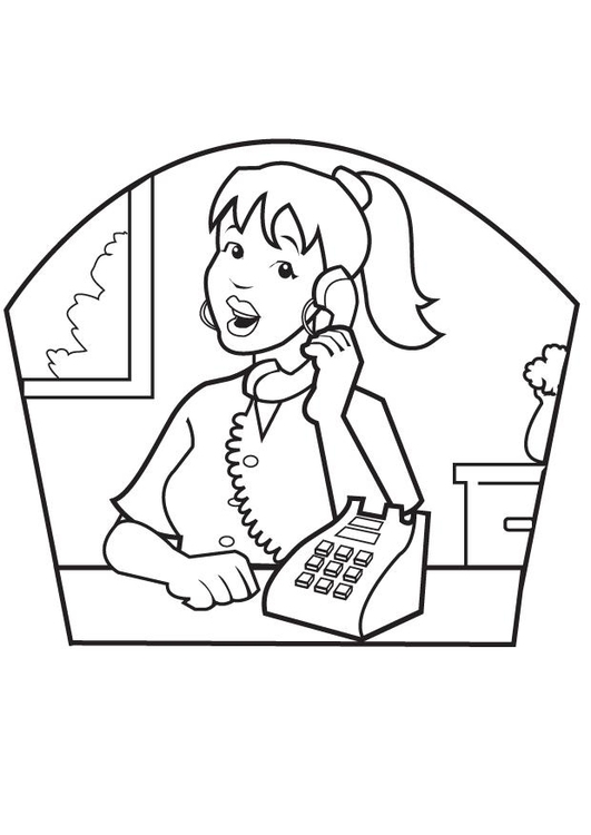 Coloriage Secretaire Coloriages Gratuits A Imprimer Dessin 7108 Coloriage Secretaire Coloriages Gratuits A Imprimer Dessin 7108
