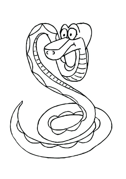 Coloriage serpent