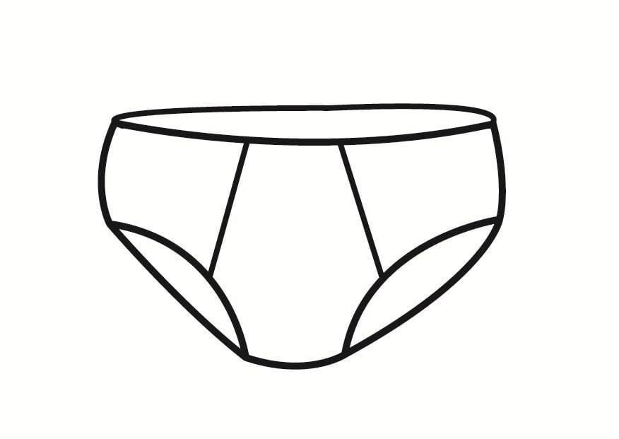 underwear coloring pages - photo #9