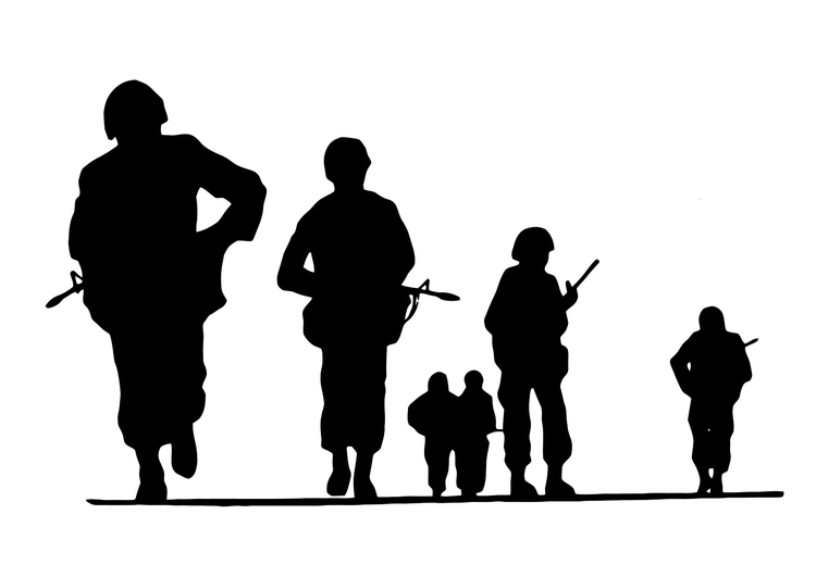 Coloriage soldats