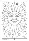 Coloriage soleil