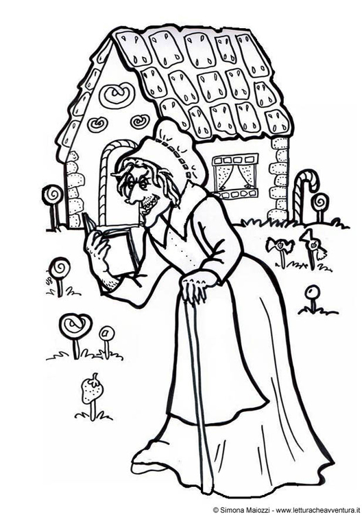 Coloriage sorciÃ¨re