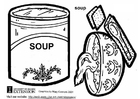 Coloriage soupe